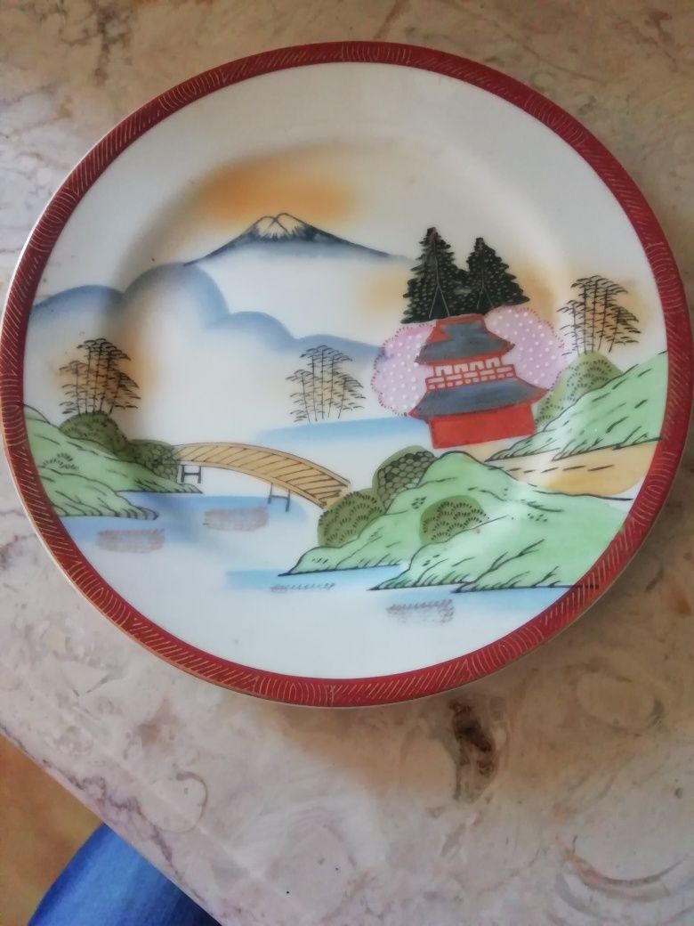 Prato pintado à mão