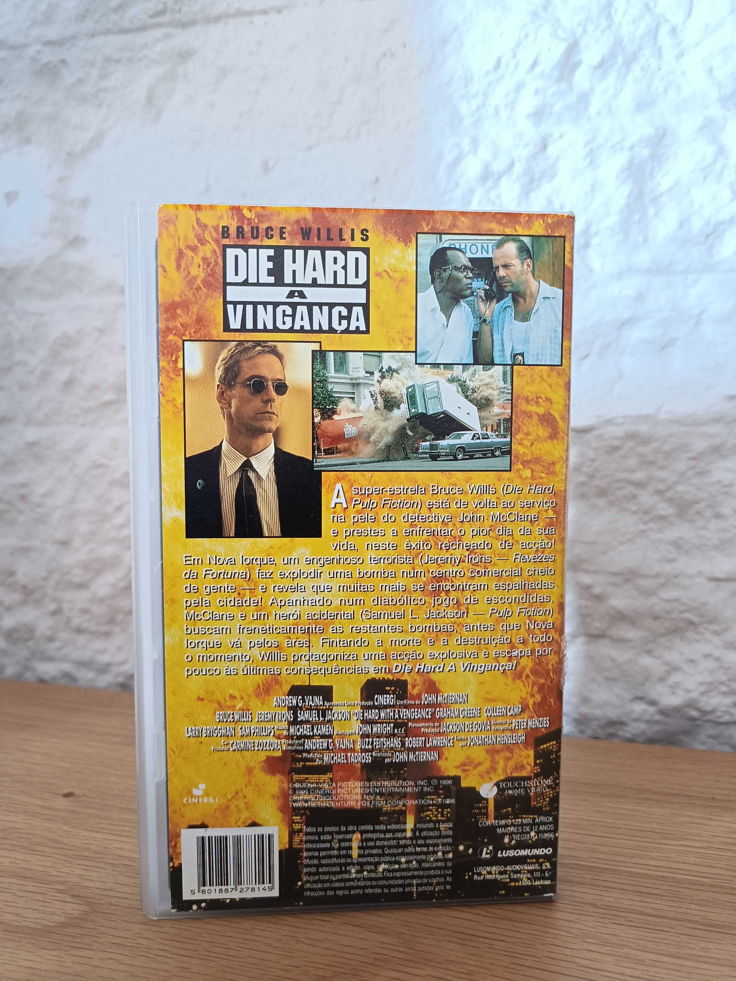 Filme VHS Die Hard A Vingança (Die Hard with a Vengeance)