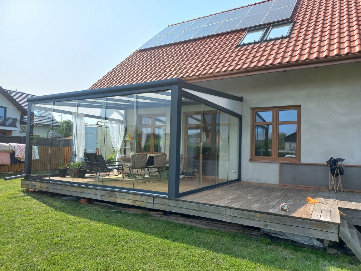 Aluminiowe zadaszenie tarasu, Pergola