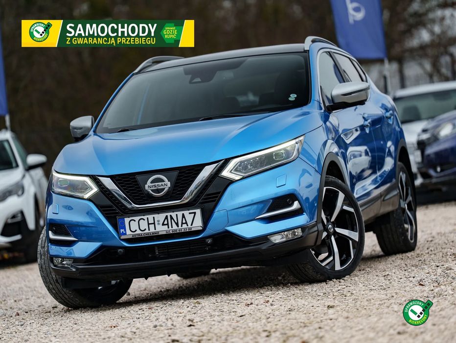Nissan Qashqai Full LED, Z GWARANCJĄ, Zarejestrowany, Lift, Navi, Kam360,