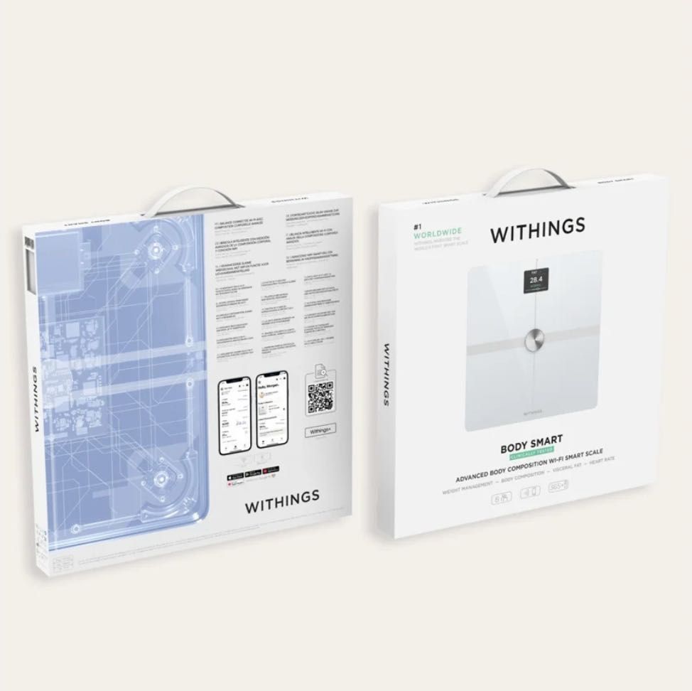 Withings Balança Body Smart Branco Nova - app iPhone / Android