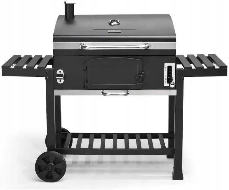 GRILL węglowy EL FUEGO ONTARIO XXL DUŻY  ruszt żeliwny składane półki!