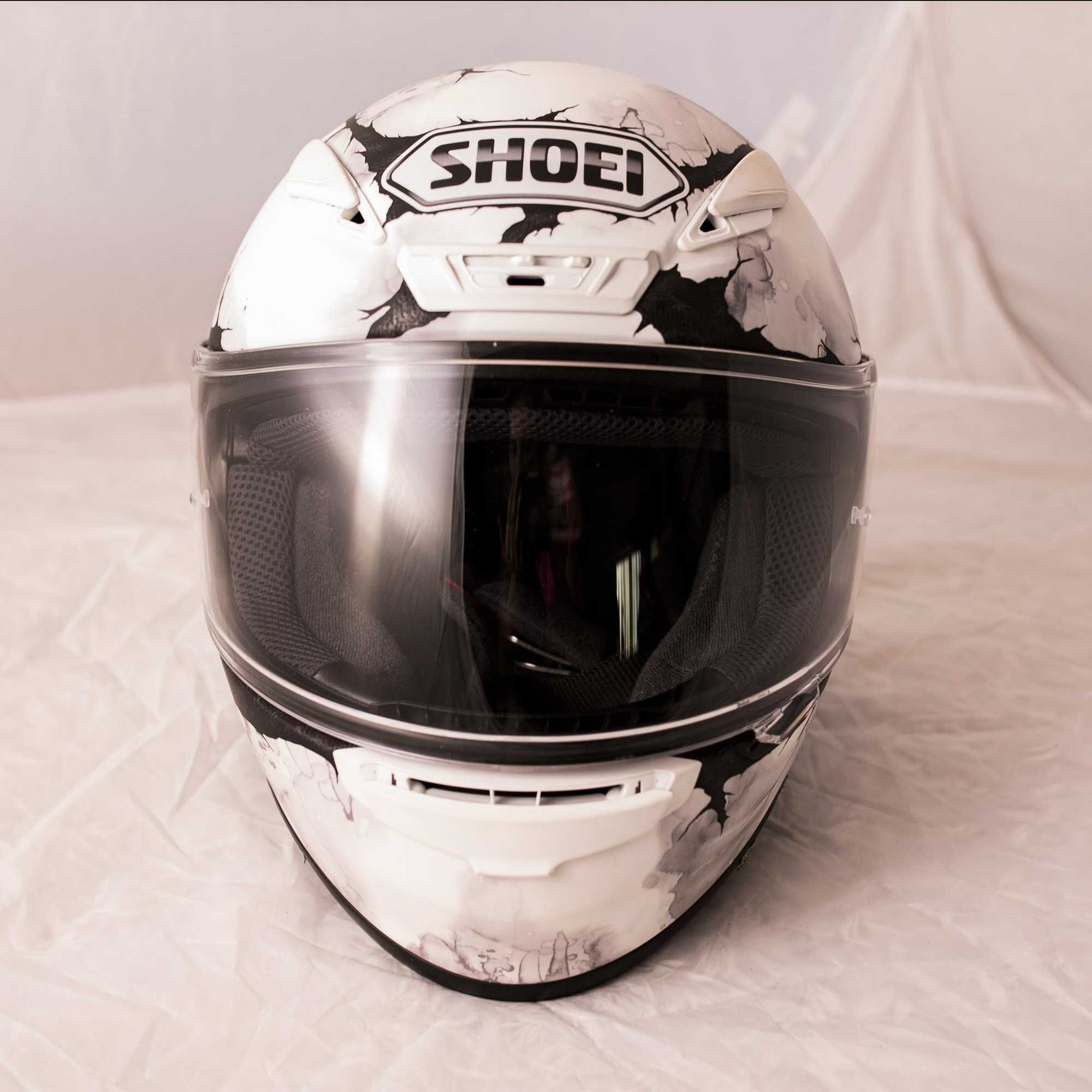 kask SHOEI NXR Ruts TC6 rozmiar S biały matowy - unikalne malowanie
