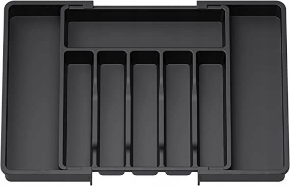 lifewit silverware organizer na sztućce czarny