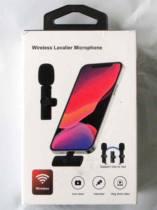 Портативний бездротовий петличний мікрофон.