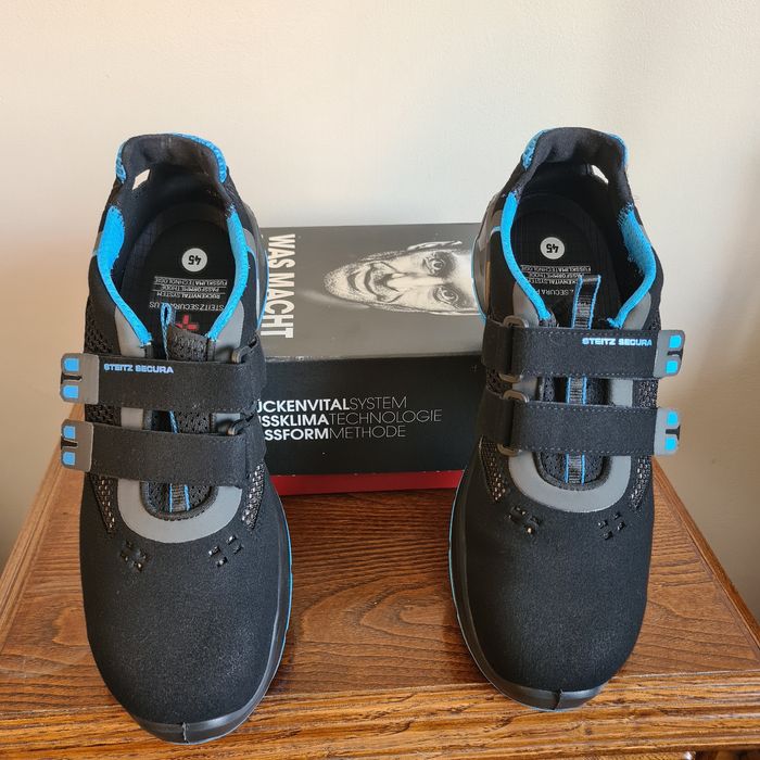 Sapatilhas de trabalho com biqueira de proteção