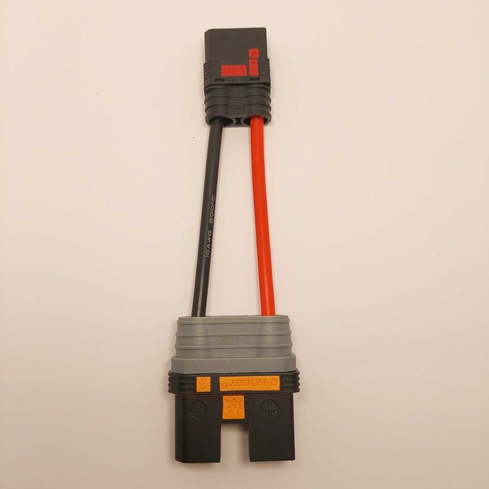 Переходник QS10-Ѕ на QS8-Ѕ Адаптер LiPo аккумуляторов с кабелем 6AWG