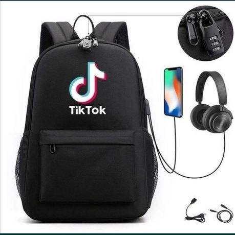 Рюкзак ТикТок с USB кабелем