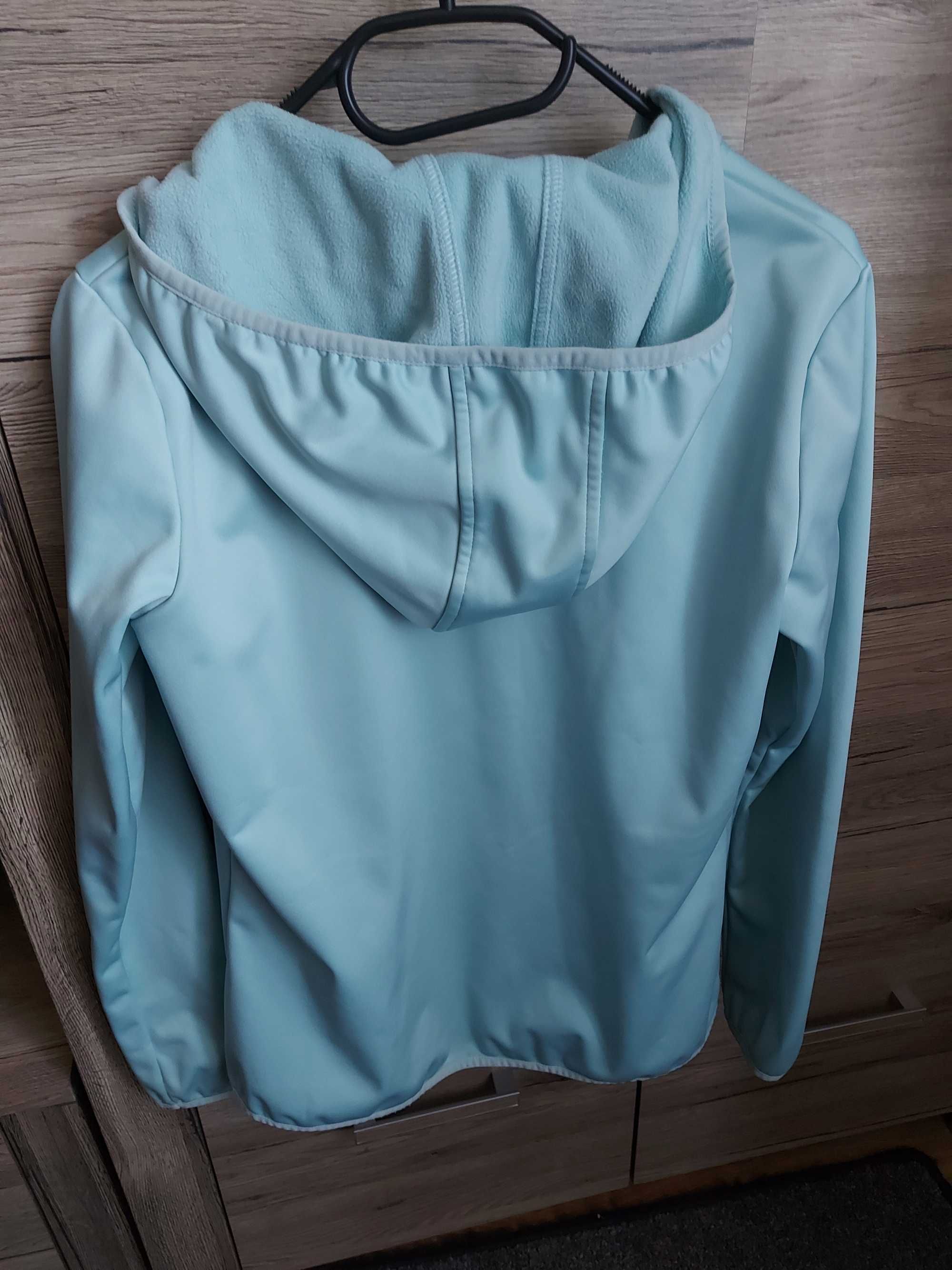 Kurtka dziewczęca 4F softshell mięta 164