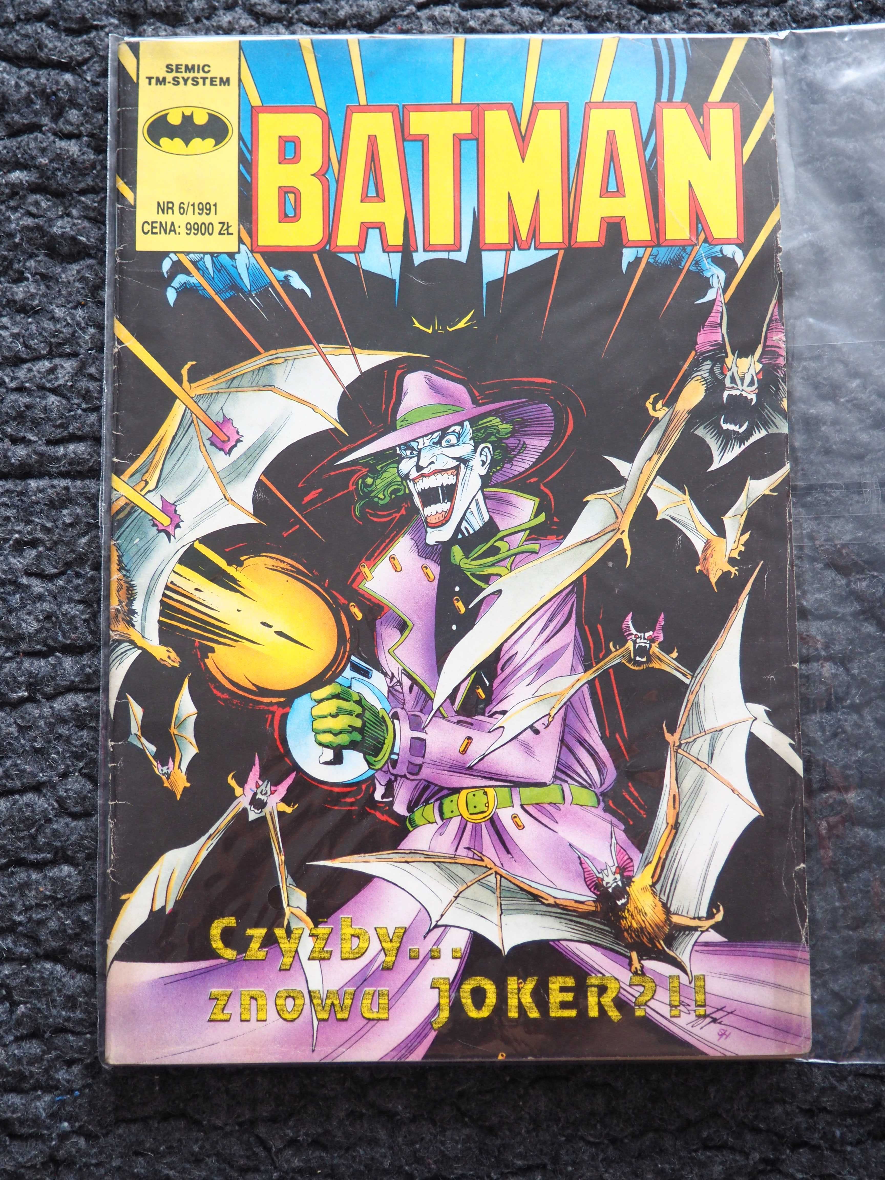 Komiks TM-Semic, Batman, 6 1991, stan bdb