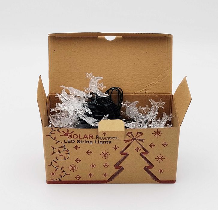 Lampki świąteczne solarne 20 LED