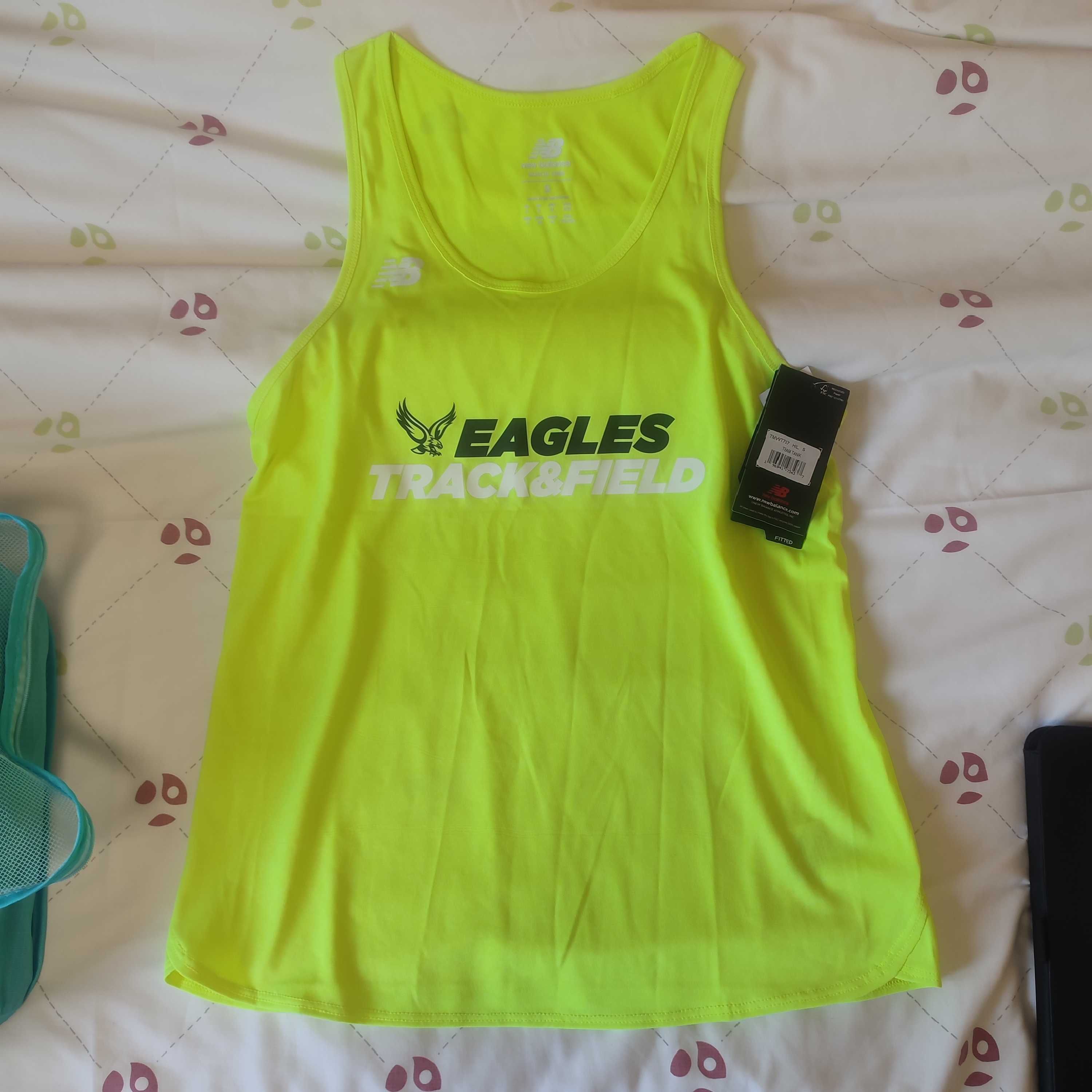 NEW Camisola de alças femin New Balance Track & Field Leve Respirável