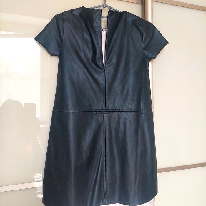 Кож зам платье ZARA