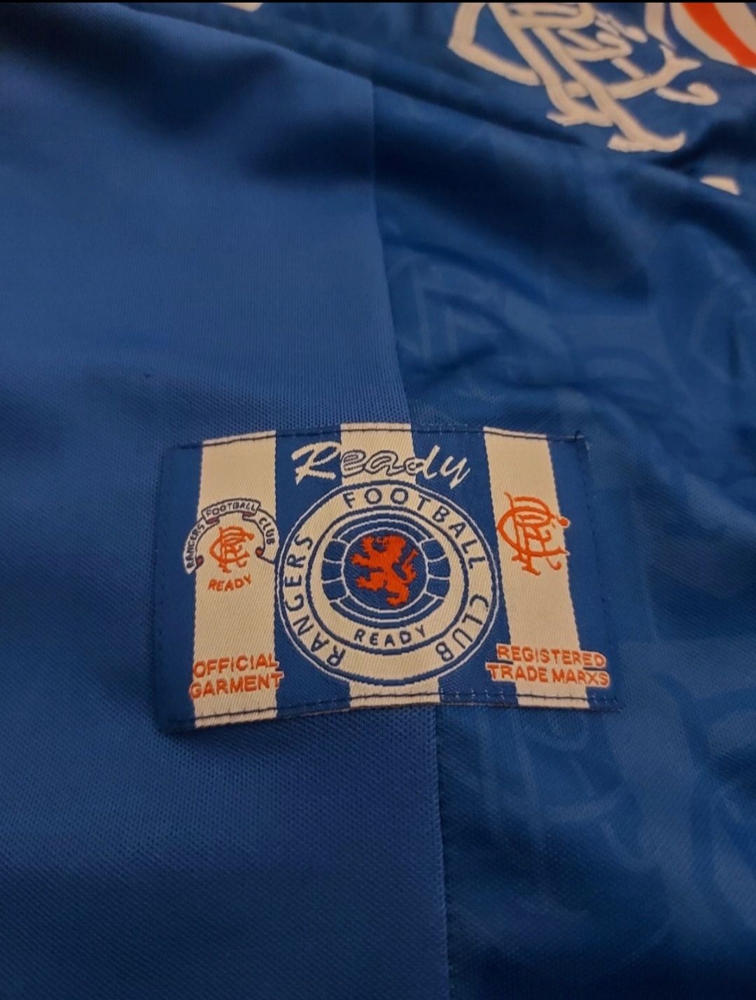 Camisola do jogador Gascoigne do Rangers FC 1995