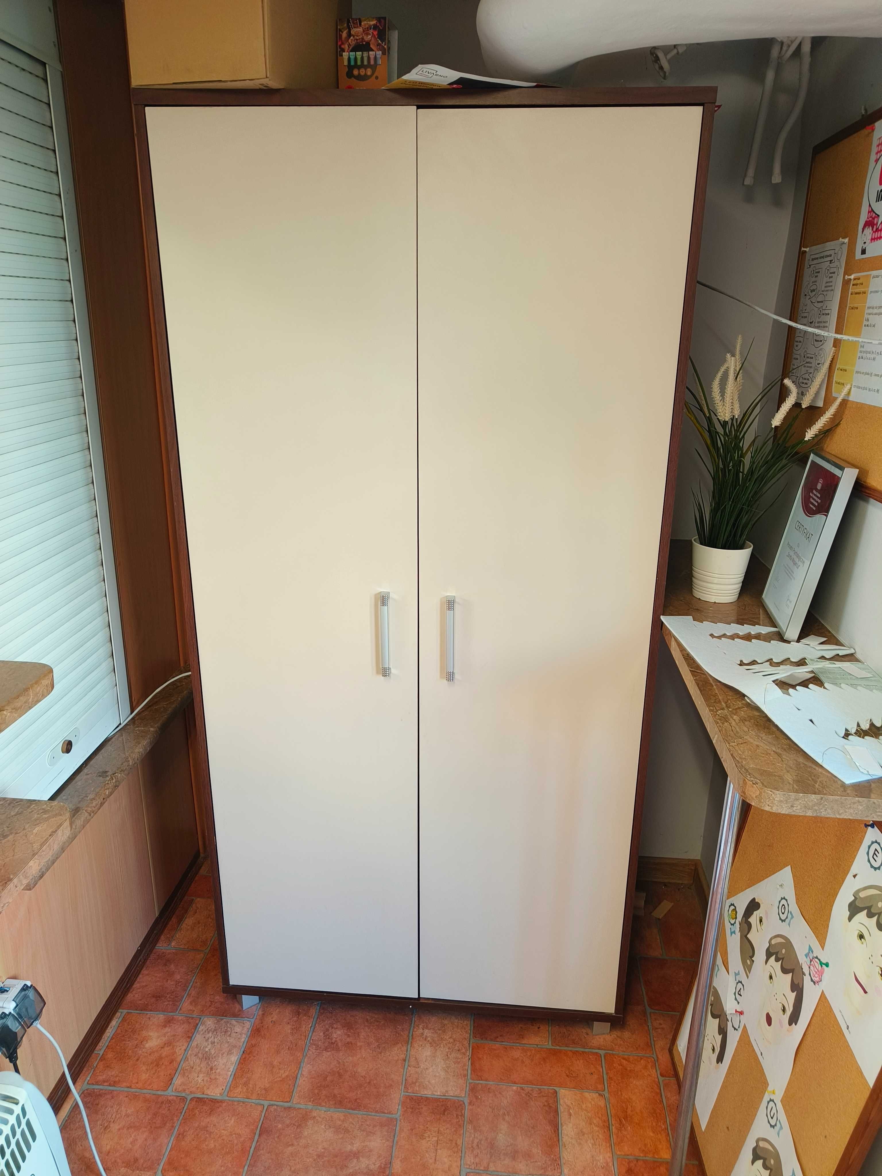 Szafa dwudrzwiowa bodzio 190 x 92 jasny front