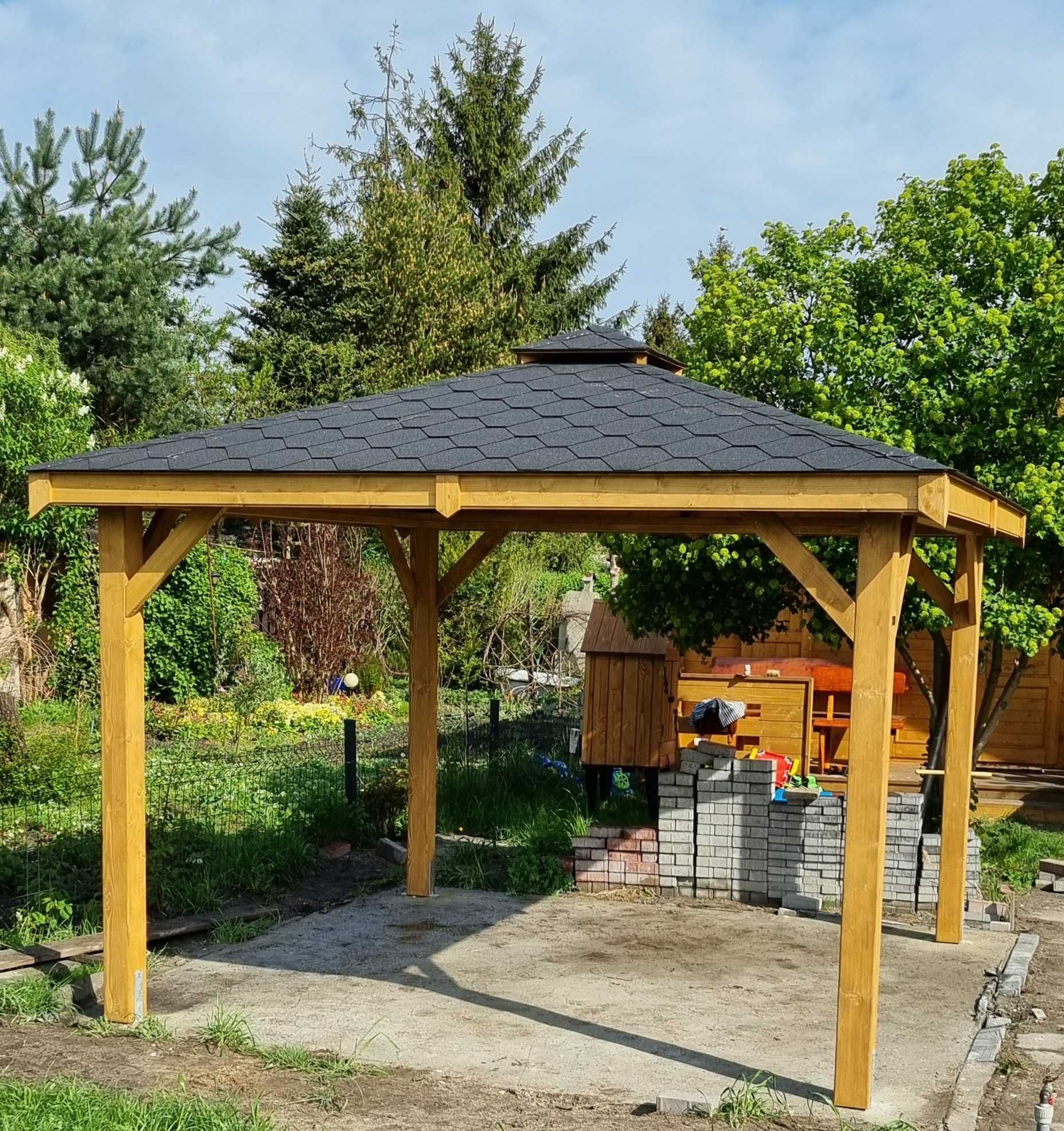 Altana ogrodowa MALTA 3x3, wiata, pergola, zadaszenie PRODUCENT
