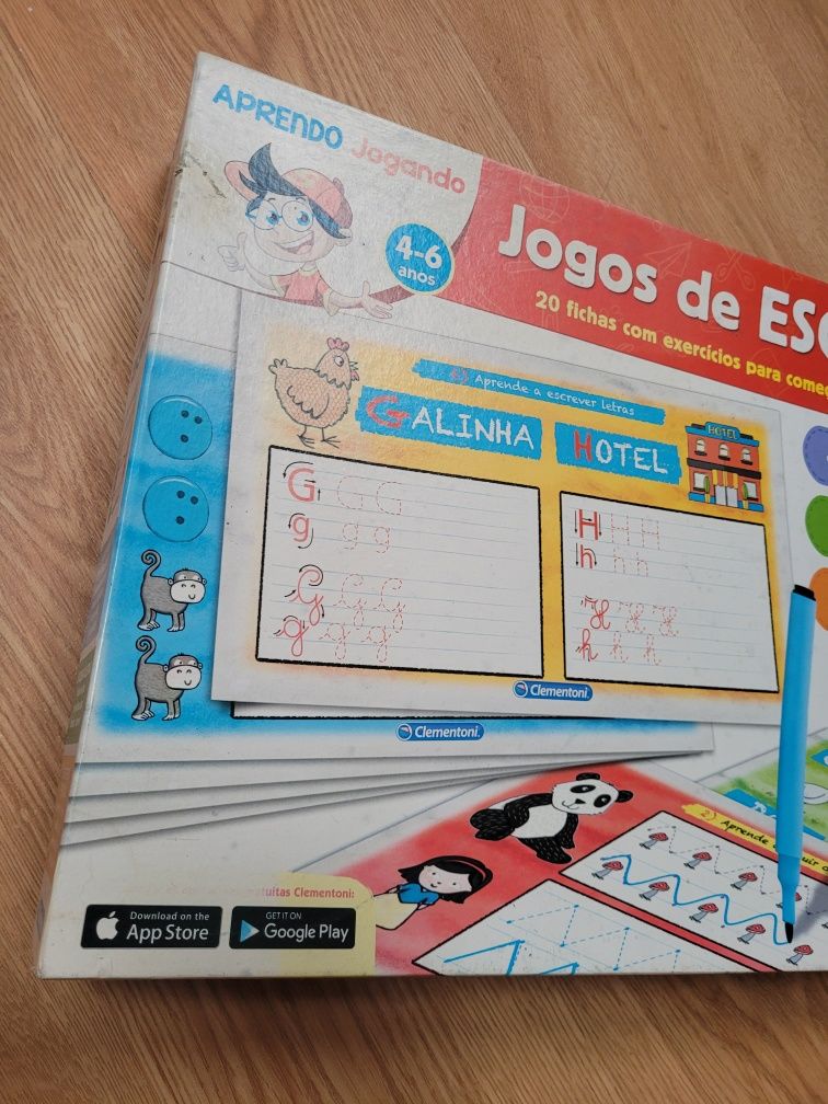 Jogo de aprender a escrever