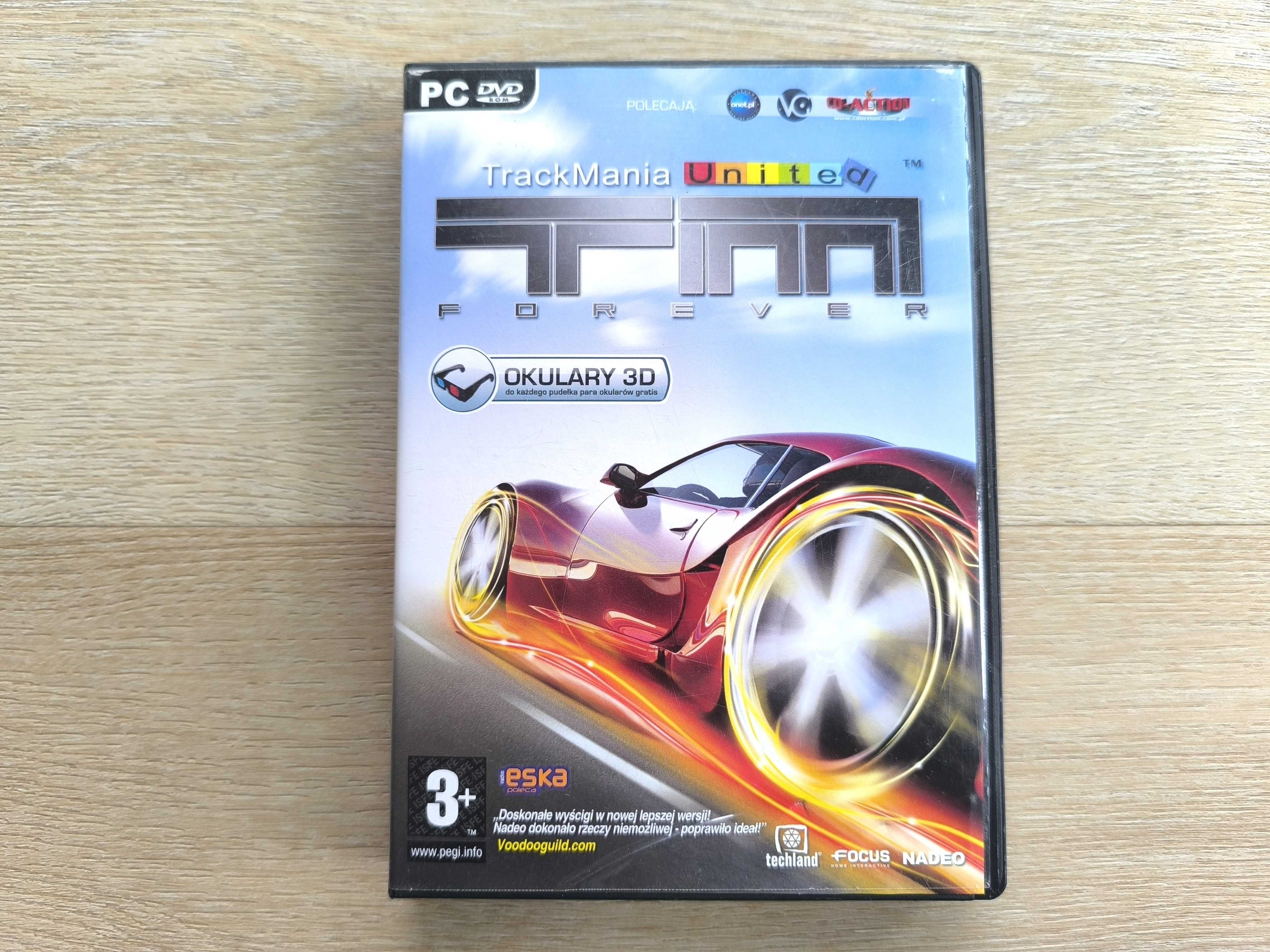 Trackmania United Forever [PC] + Okulary 3D - Wydanie Premierowe