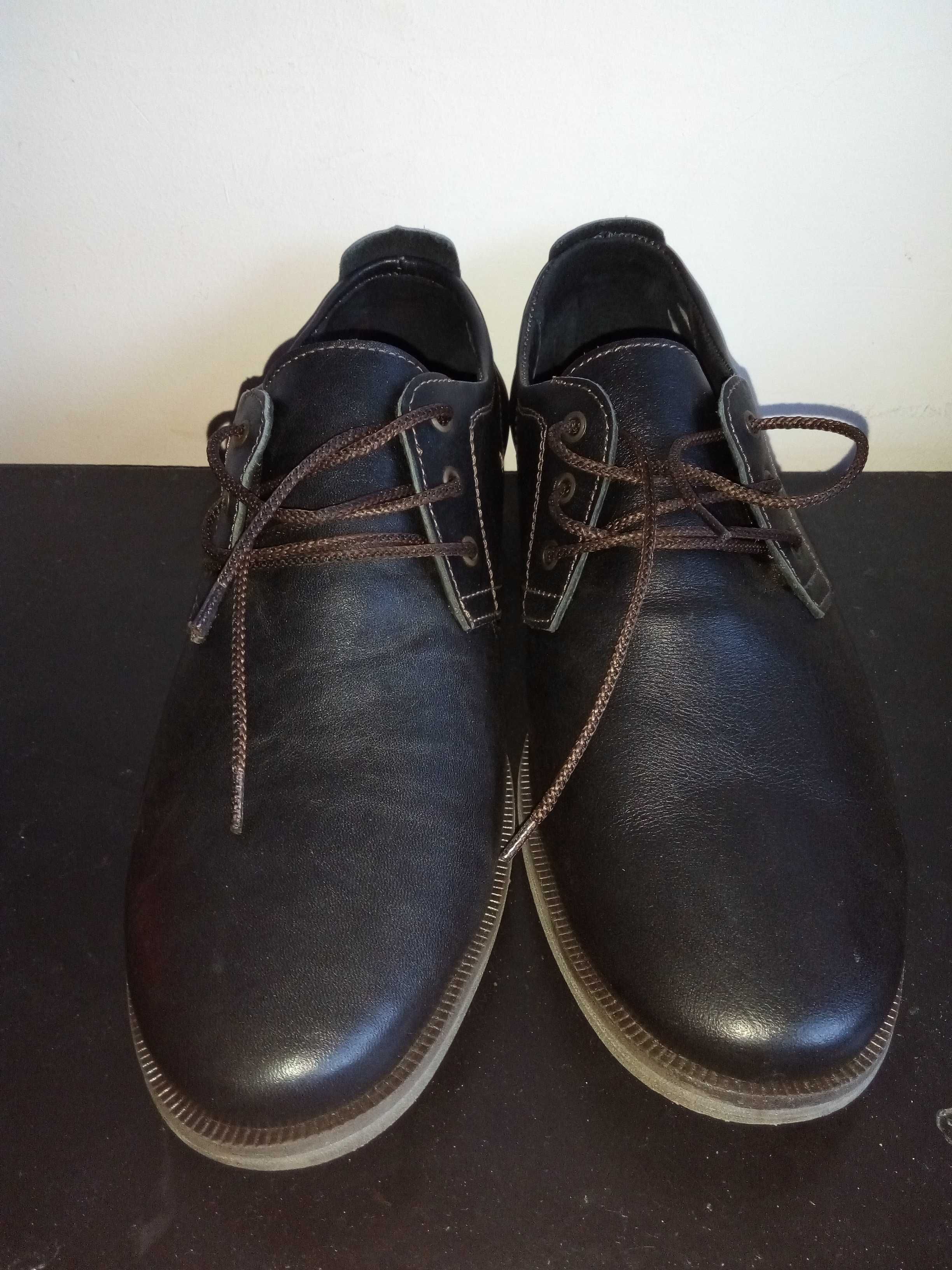 Туфли мужские кожаные р.43мм (277мм)