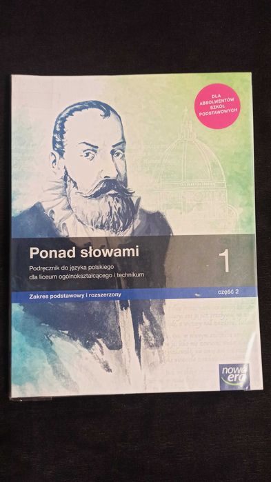 Ponad słowami 1 część 2 Podręcznik zakres podstawowy i rozszerzony
