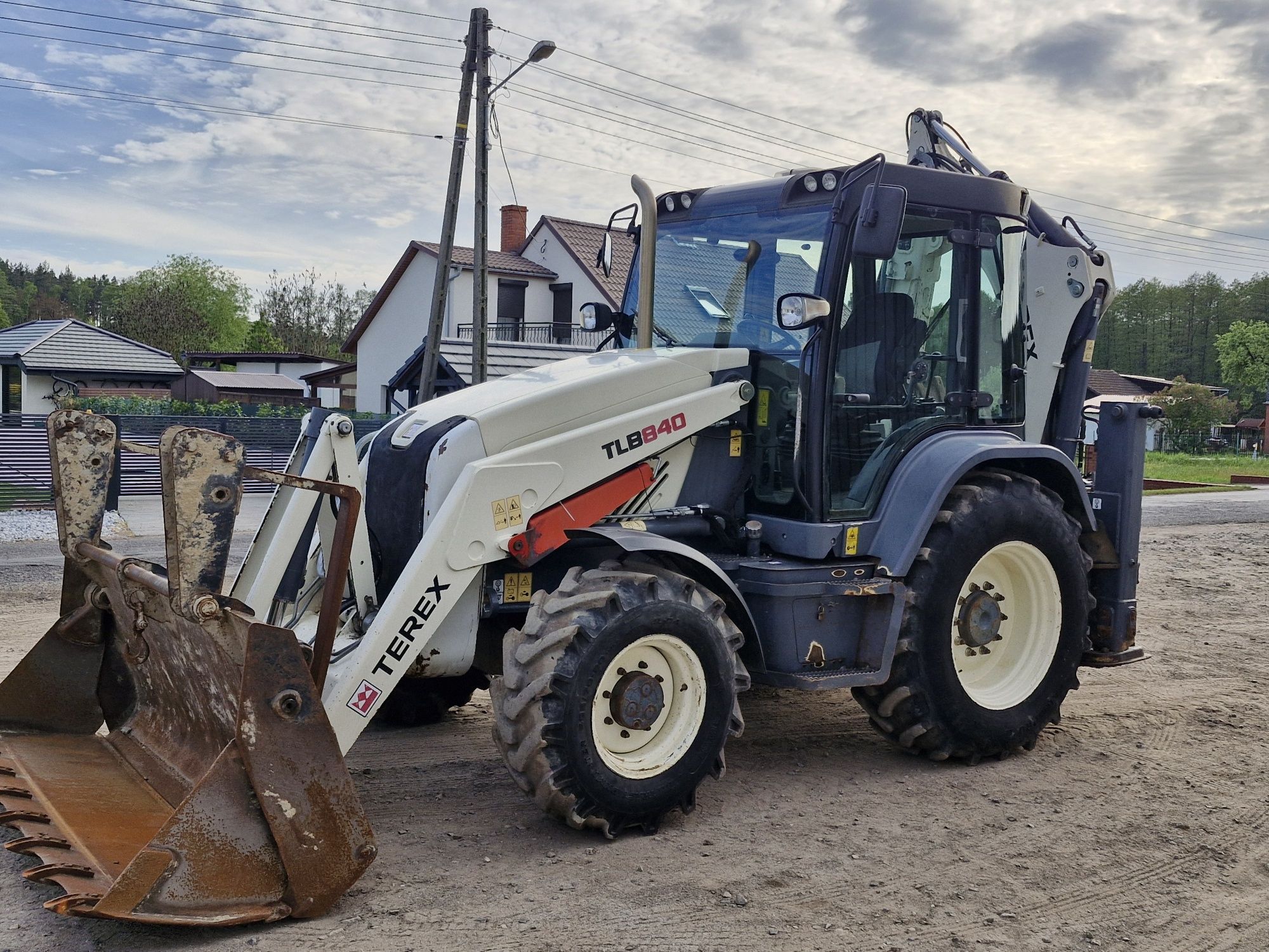 Koparko ładowarka Terex Tlb 840 860 jcb 3cx 2012r oryginal nowy model