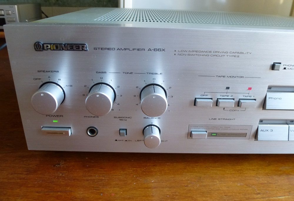 предтоп 1985г Pioneer A-66X черный/серебро