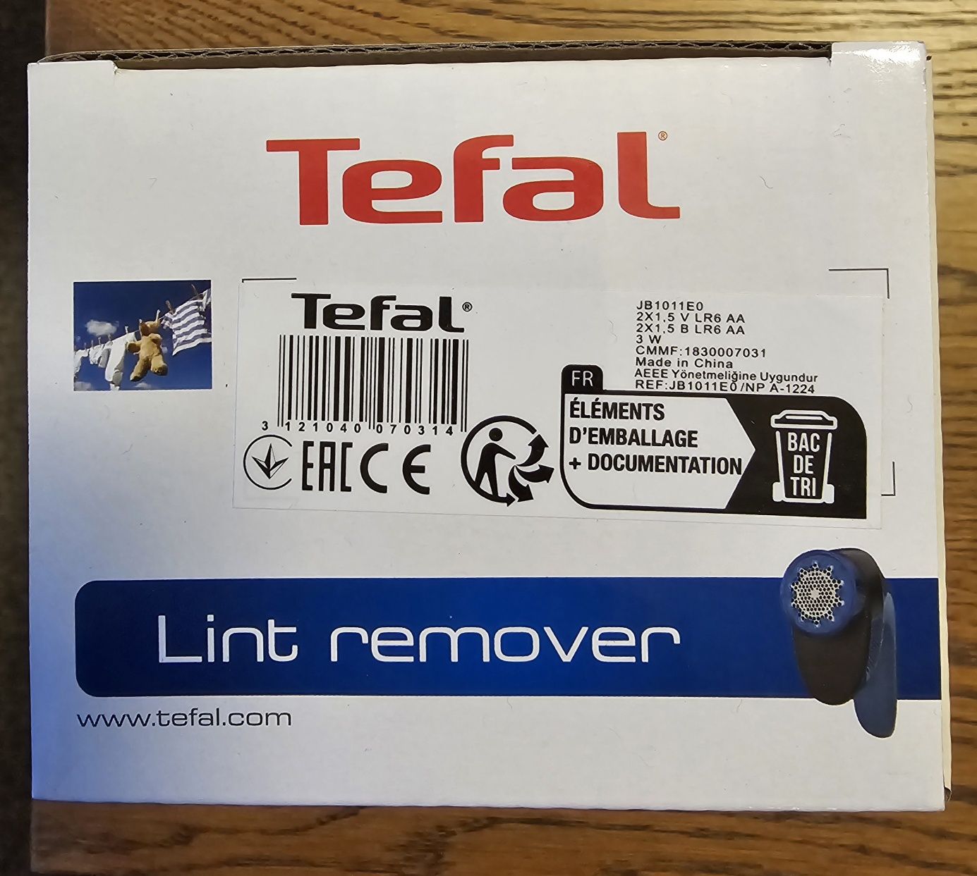Golarka do ubrań Tefal JB1011 Nowa