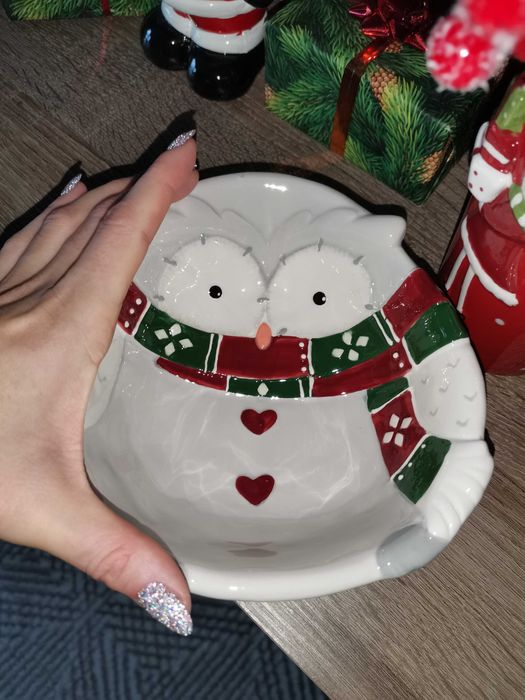 Керамічна піала, мисочка Сова
