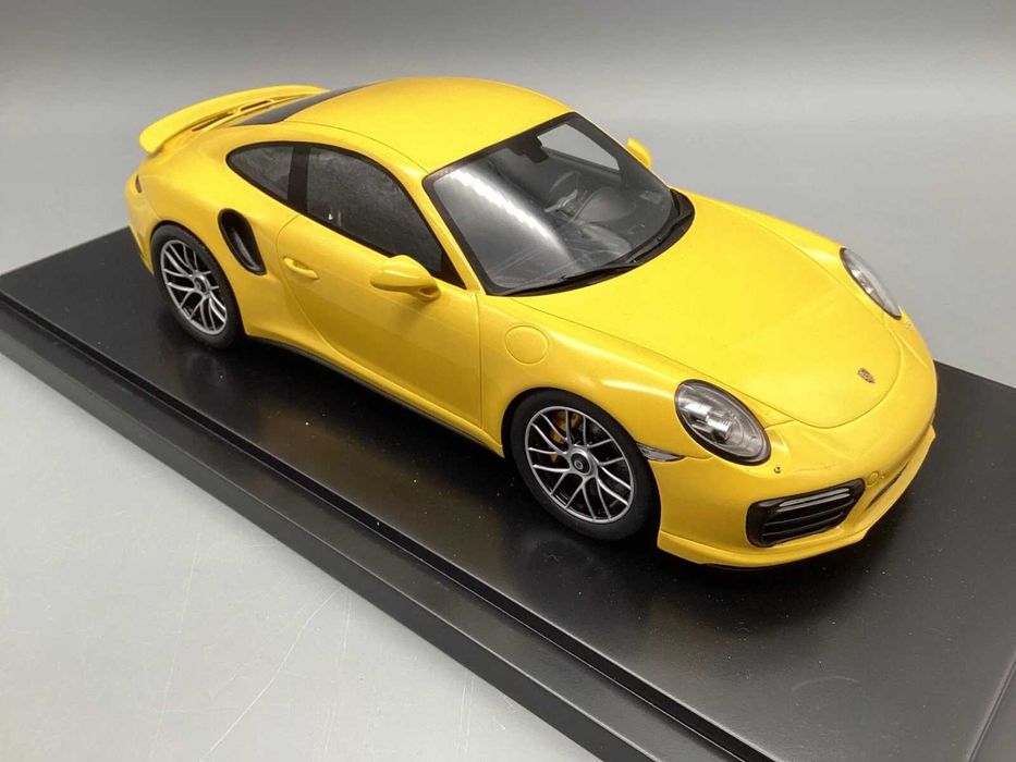 Porsche Turbo S + 1/18 + Vitrine + Spark + Resina + Portes Gratis