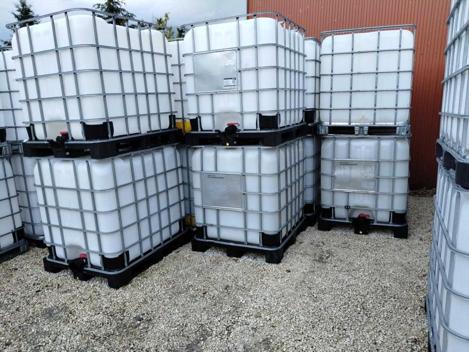 Paletopojemnik IBC mauzer mauser beczka 1000l kontener na wodę adblue