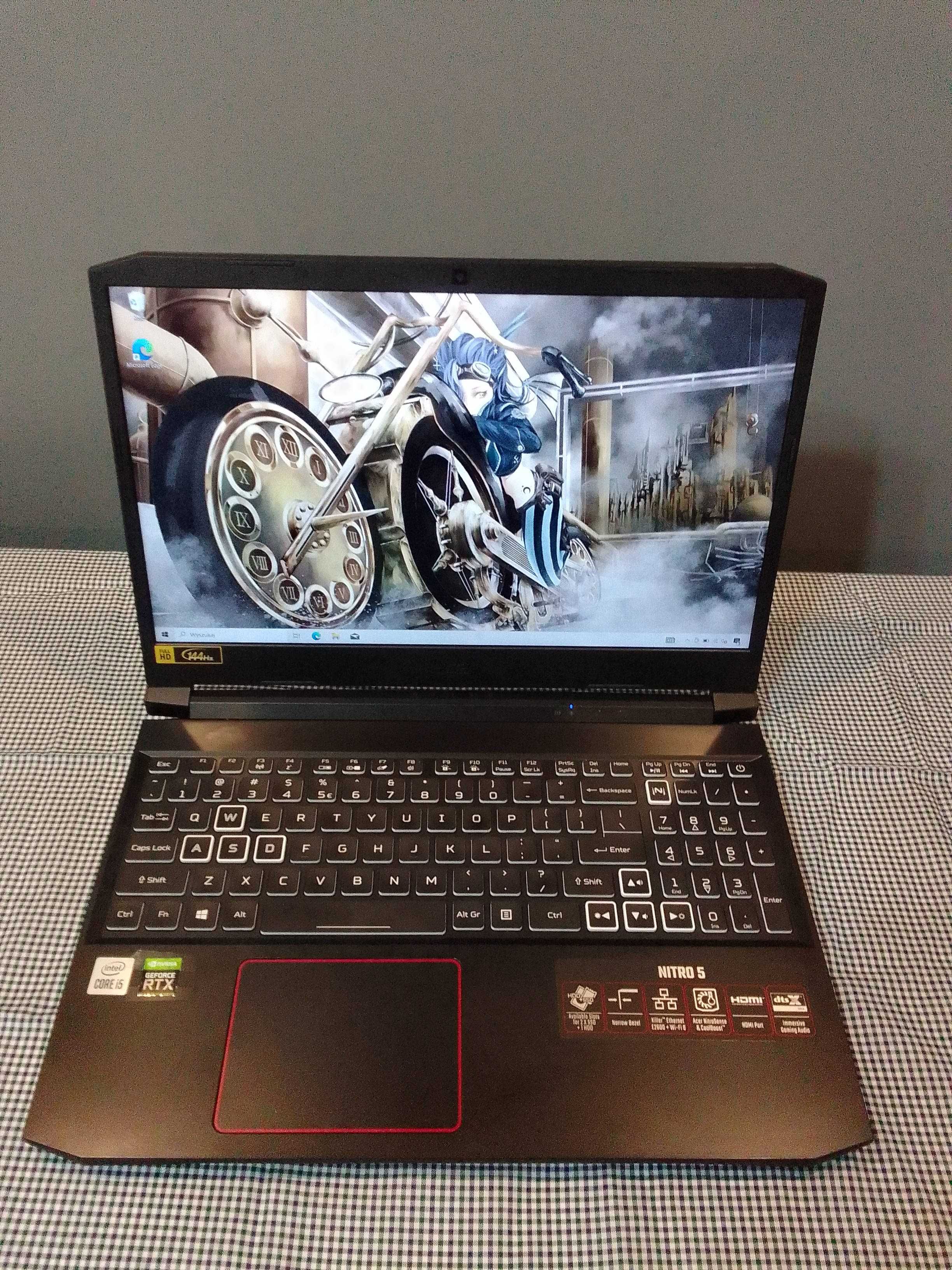 Acer Nitro 5, RTX 3060, Intel i5, SSD, Windows