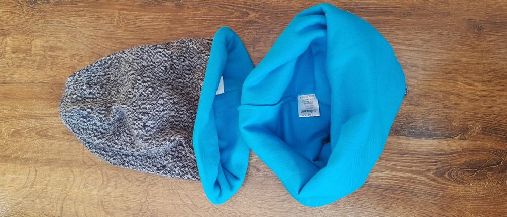 Komplet czapka i komin 5 - 6 lat