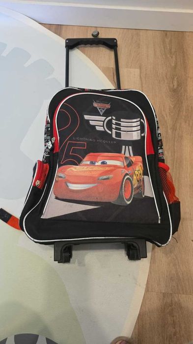Mochila de Rodinhas Disney Pixar Carros Relâmpago McQueen