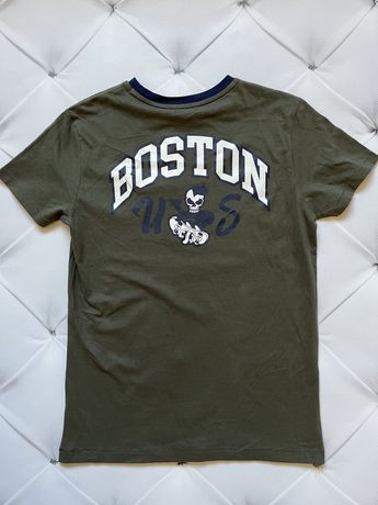 Nowa koszulka t-shirt khaki Boston OVS