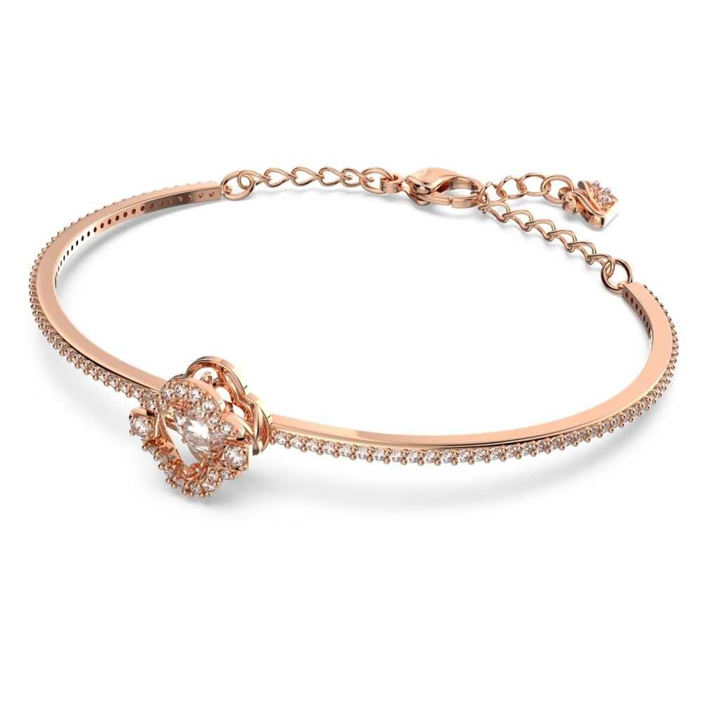 Bransoletka Swarovski - Sparkling DC Bangle Round, Rose Gold M
