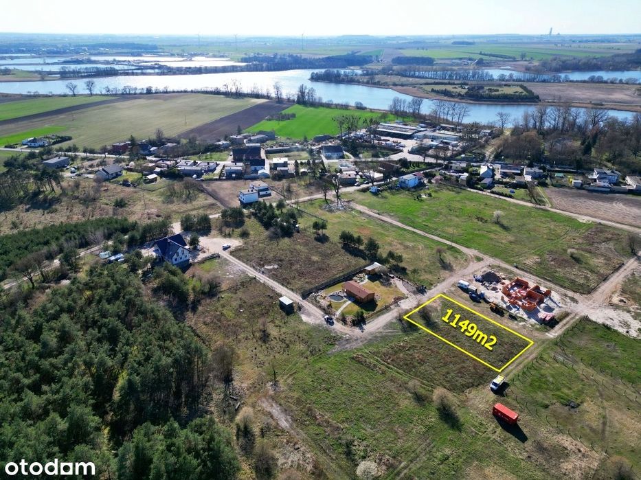 Działka budowlana z warunkami zabudowy w Łącku