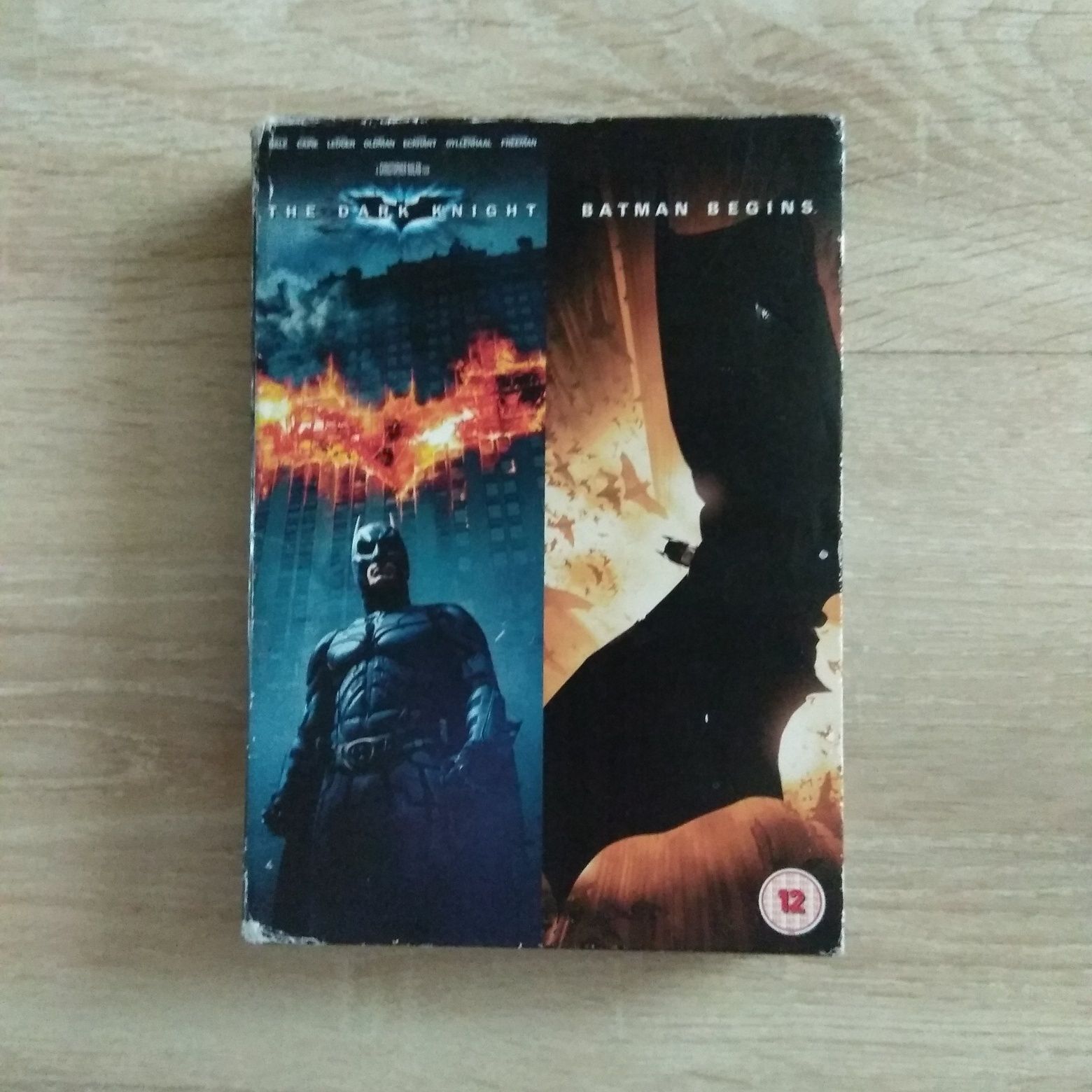 2 filmy The Dark Knight, Batman Begins DVD wersja anglojęzyczna