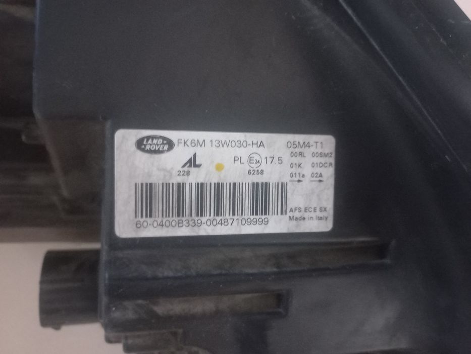 Reflektor EU lewy przód Land Rover Range Rover Sport