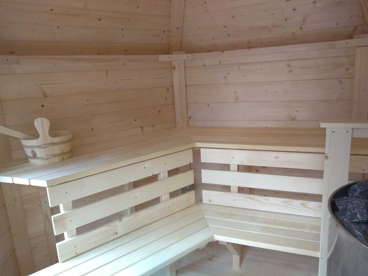 Sauna Fińska Ruska Bania Sauna Ogrodowa 4,5 M2