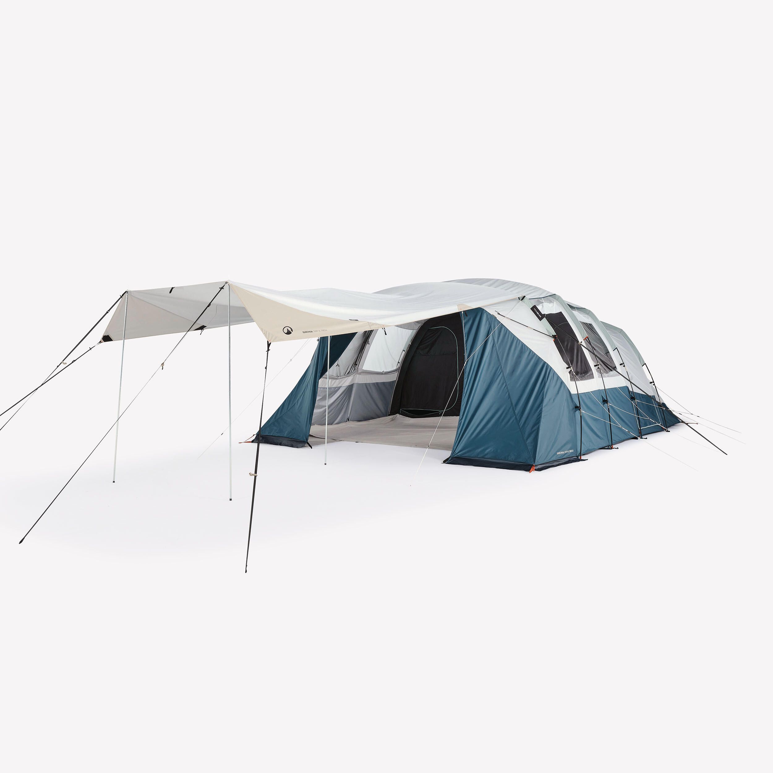 Tenda de campismo com varetas 6 pessoas, 3 quartos ARPENAZ