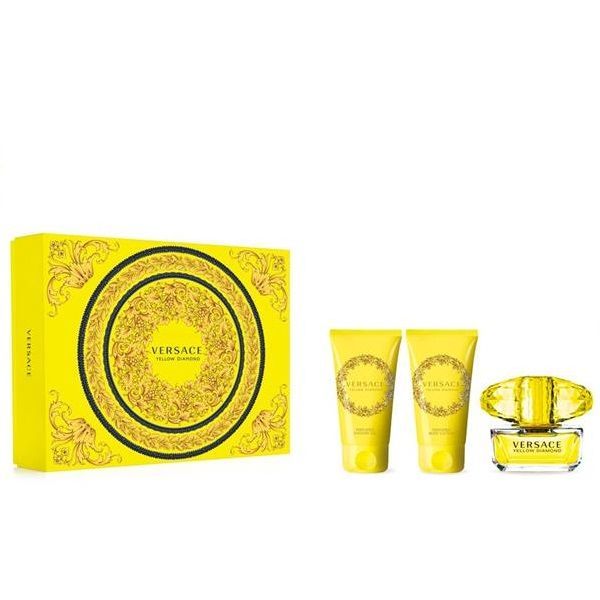 Woda toaletowa 50ml balsam 50ml żel pod prysznic 50ml Yellow Diamond