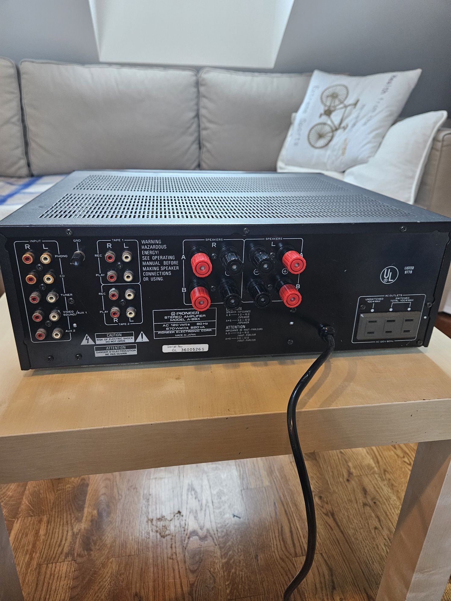 Zestaw Pioneer A-88X i PD-S501