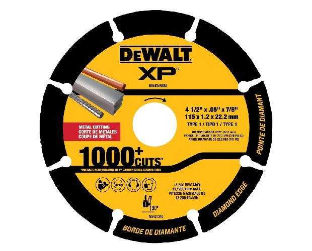 Круг відрізний алмазний по металу 115мм Elite SeriesXP DeWALT DW47450M