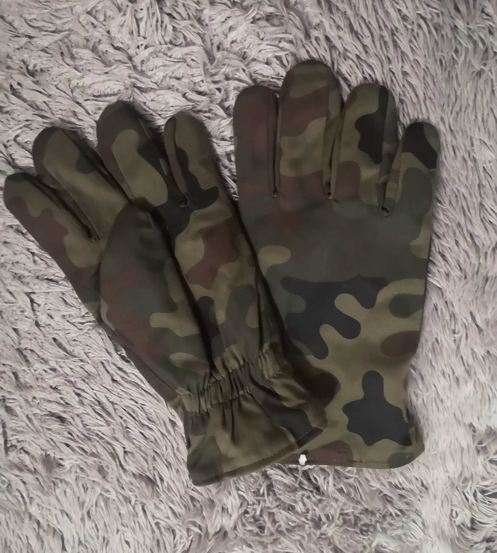 Grube zimowe rękawice wojskowe żołnierskie WZ93 moro Khaki L