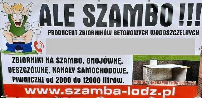 Szambo, szamba, zbiorniki betonowe ŁÓDŹ