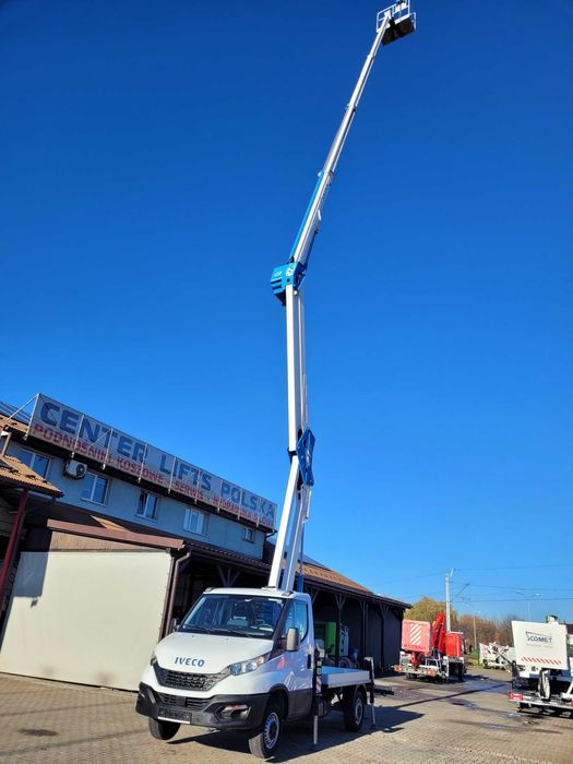 iveco zwyżka podnośnik koszowy 27 m multitel cmc tb260 socage renault