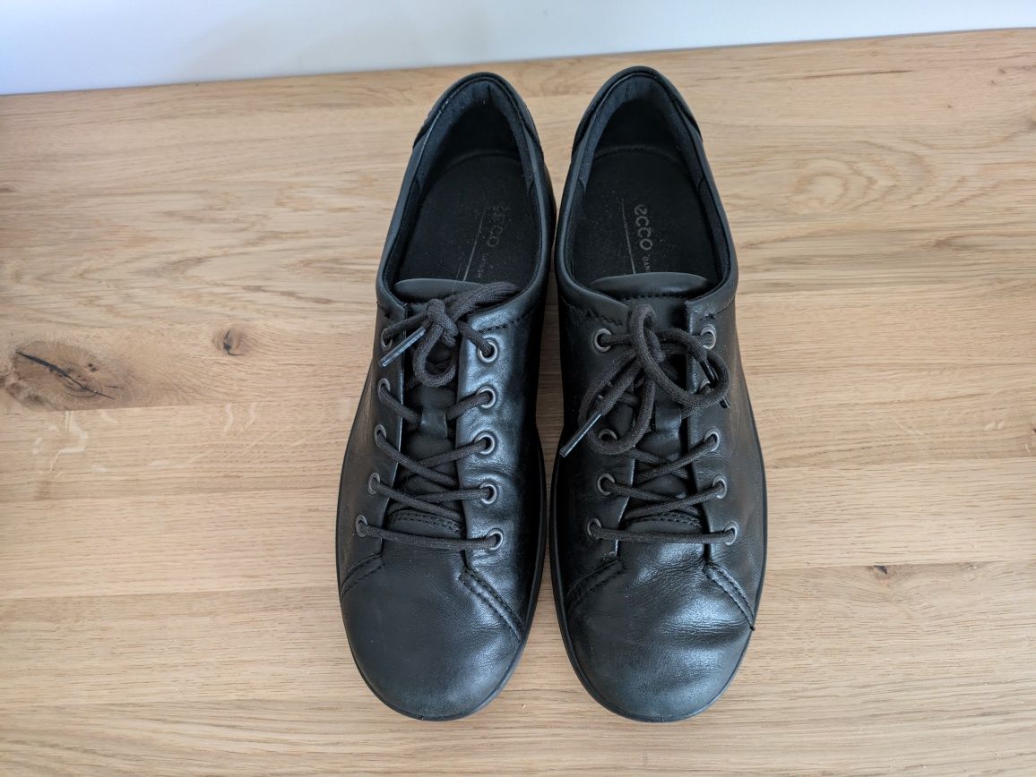 ECCO Soft 2.0 - Niskie skórzane trampki kobiety