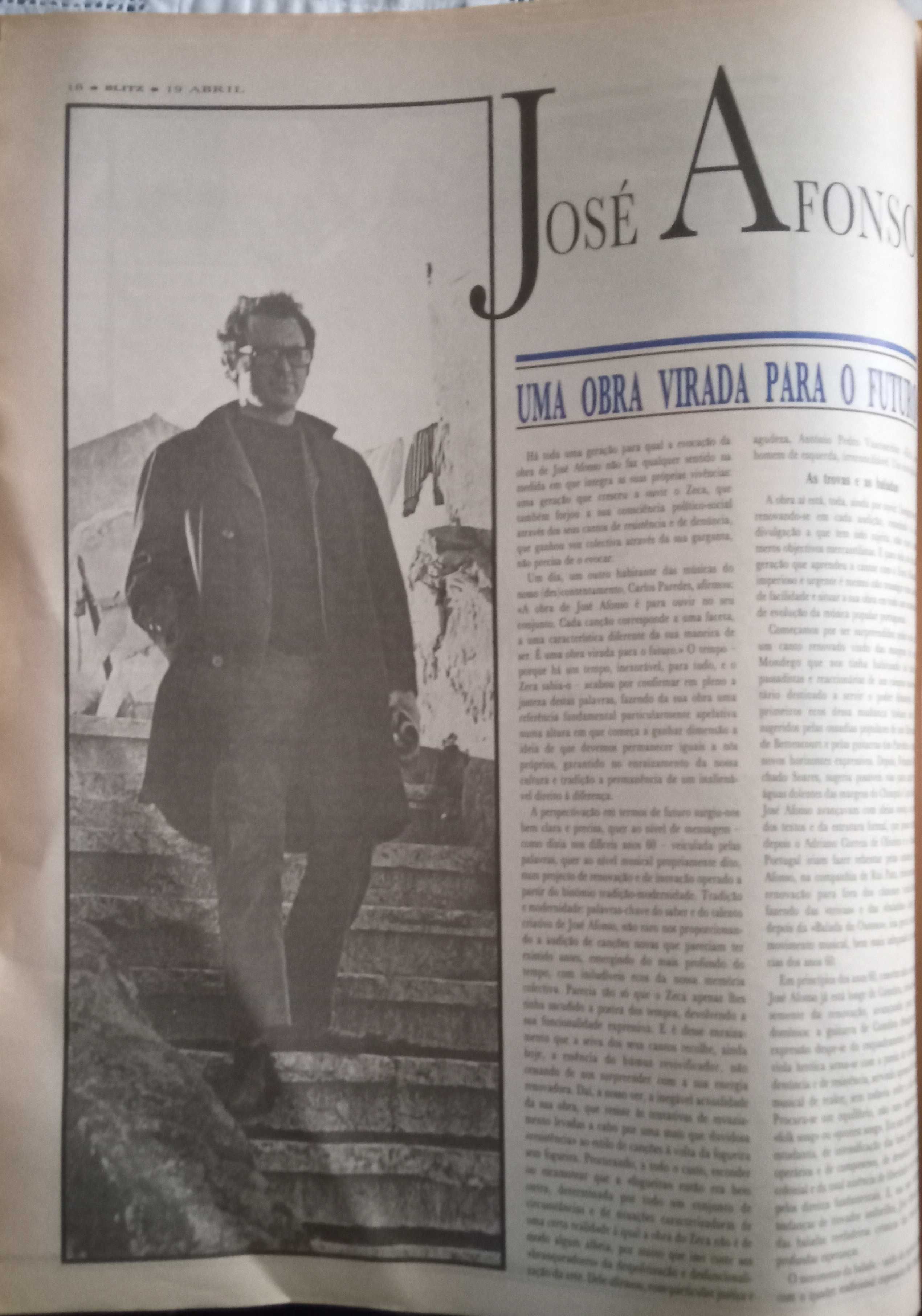 José Afonso	- - -		Blitz	- - - - -	Jornal