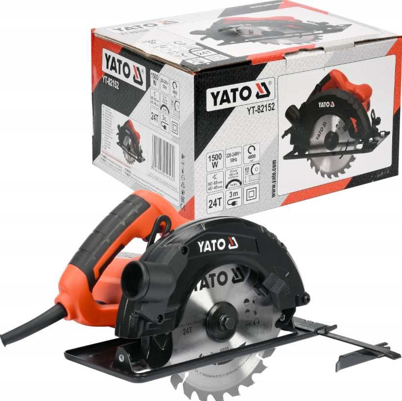PILARKA Piła Tarczowa Elektryczna Do Drewna 185mm 1500W (PROMOCJA)