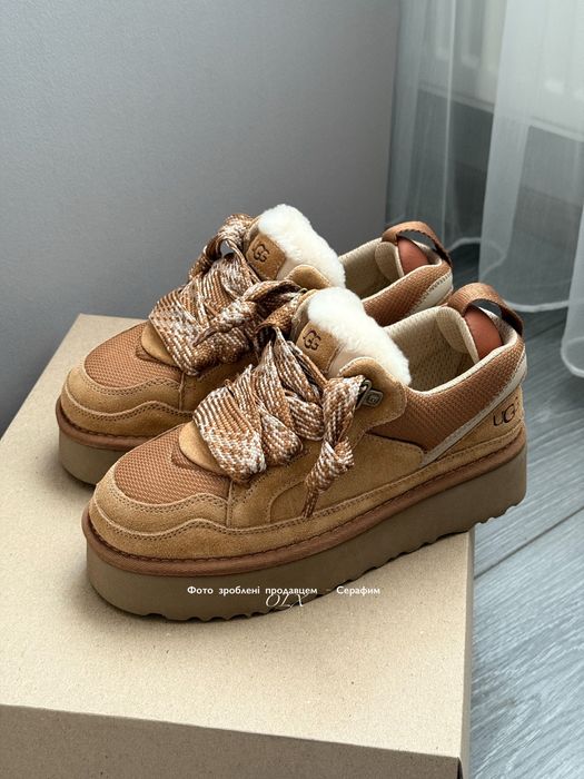 Зимние кроссовки Avstralia UGG Lowmel Sneaker Platform Chestnut